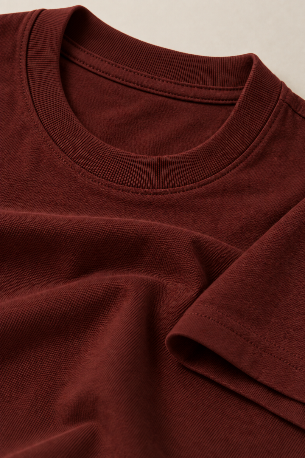 The Festive Trio Closeup Fabric - Color: Brick red