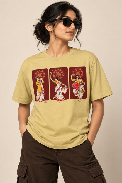 The Festive Trio Female Front - Color: Yellow