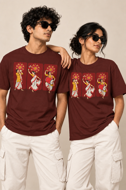 The Festive Trio both Front - Color: Brick Red