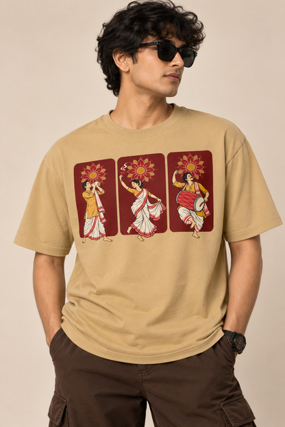 The Festive Trio Male Front - Color: Beige